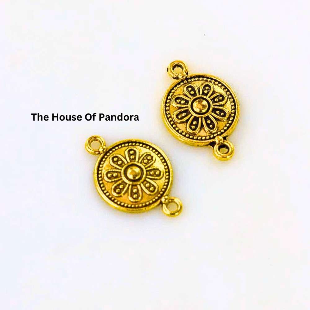 golden 2loop round charm – House of Pandora